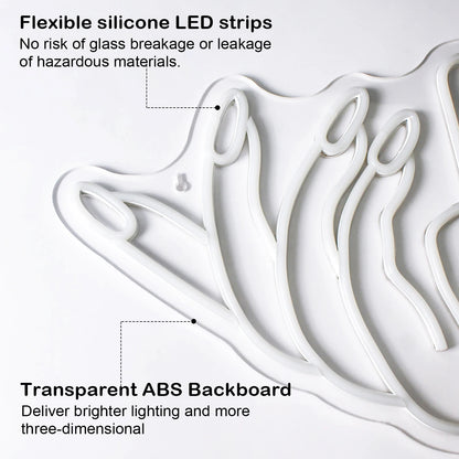 Letreiro de LED 5V USB para Unhas - Econômico