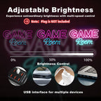 Game Room – letreiro de néon LED (5 V USB)