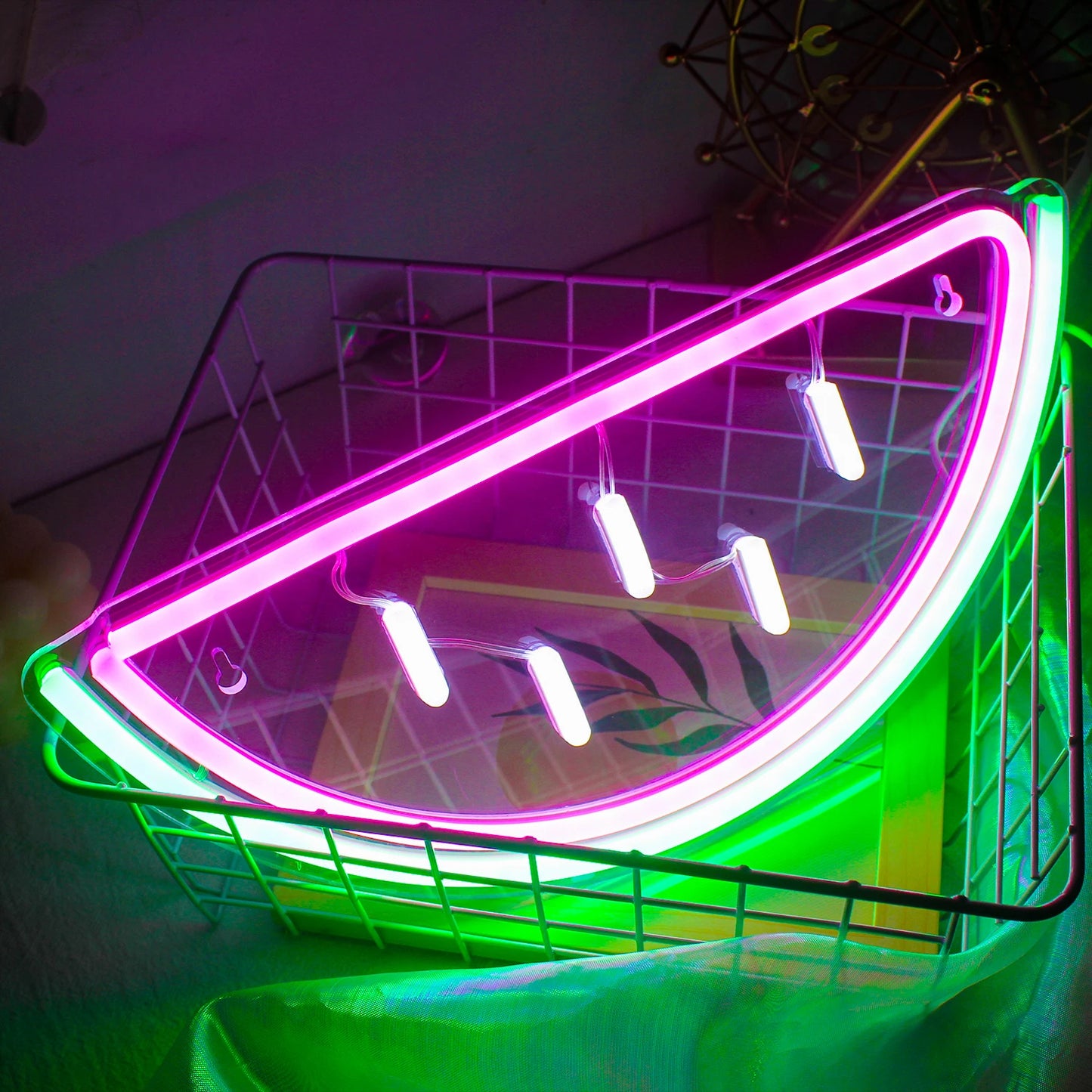 Letreiro de LED de Melancia 5V USB - Econômico