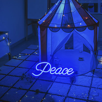 Peace 5V USB LED Neon Sign - Budget Friendly