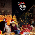 Cara do Pai Natal – letreiro de néon LED (5 V USB)