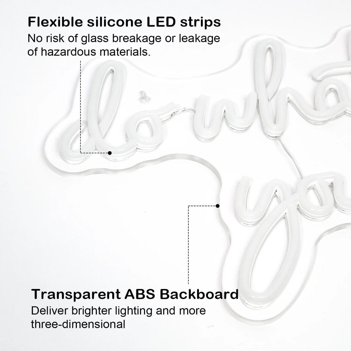 do what you love – Coração – letreiro de néon LED (5 V USB)