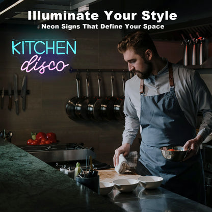 Kitchen Disco 5V Mini USB LED Neon Sign - Budget Friendly