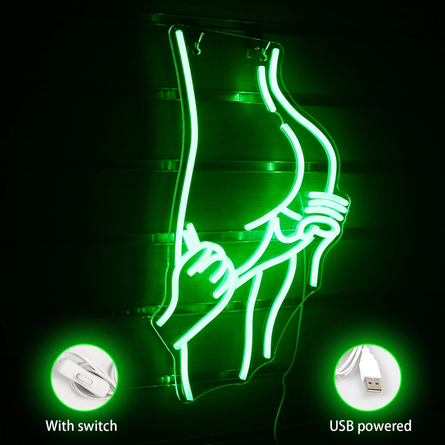 Letreiro de LED Sexy Lady 5V USB - Econômico