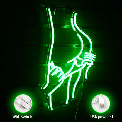 Letreiro de LED Sexy Lady 5V USB - Econômico