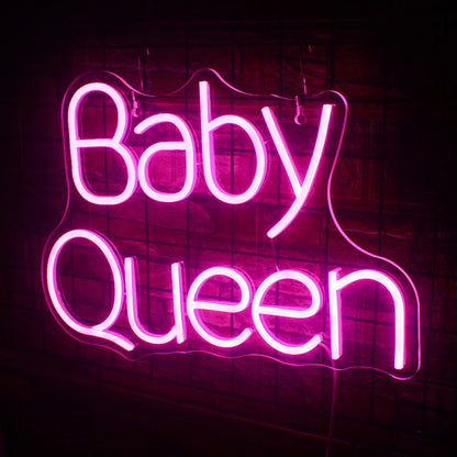 Baby Queen 5V USB LED Neon Sign - Budget Friendly
