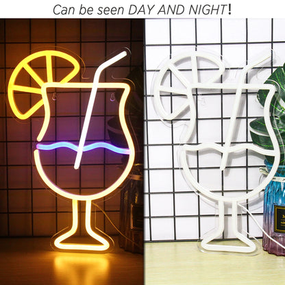 Drink Cup 5V USB LED Neon Sign - Budget Friendly