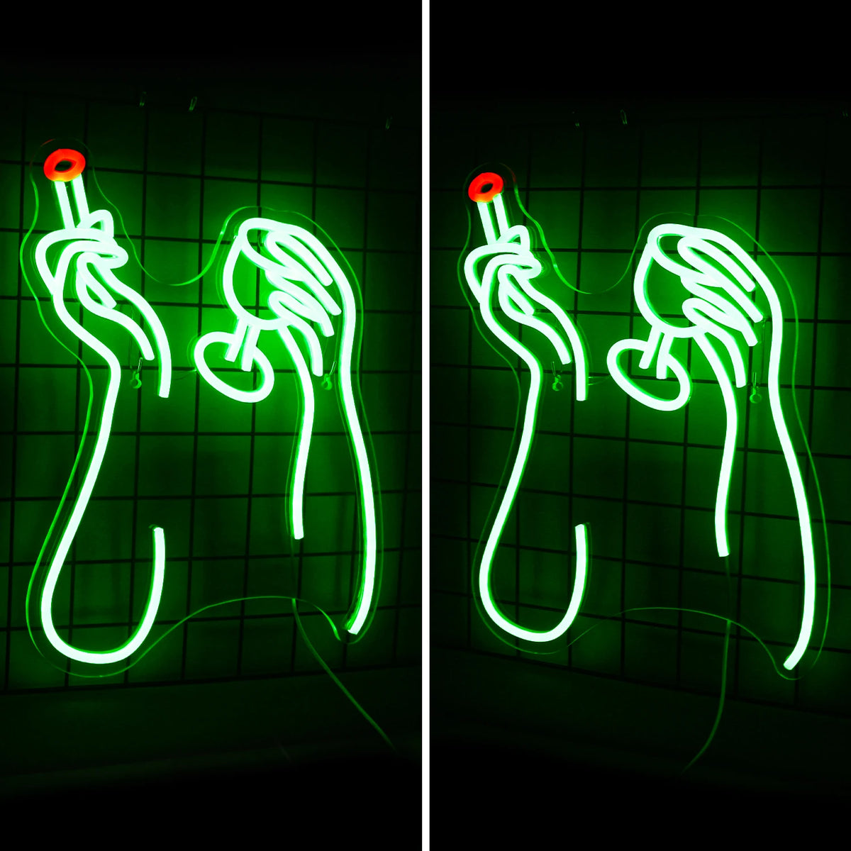 Tabaco e bebidas – letreiro de néon LED (5 V USB)