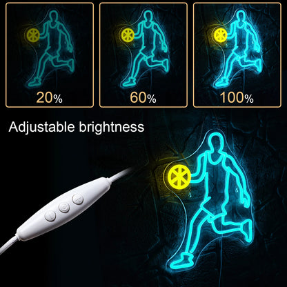 Letreiro de LED USB 5V de Basquete - Econômico