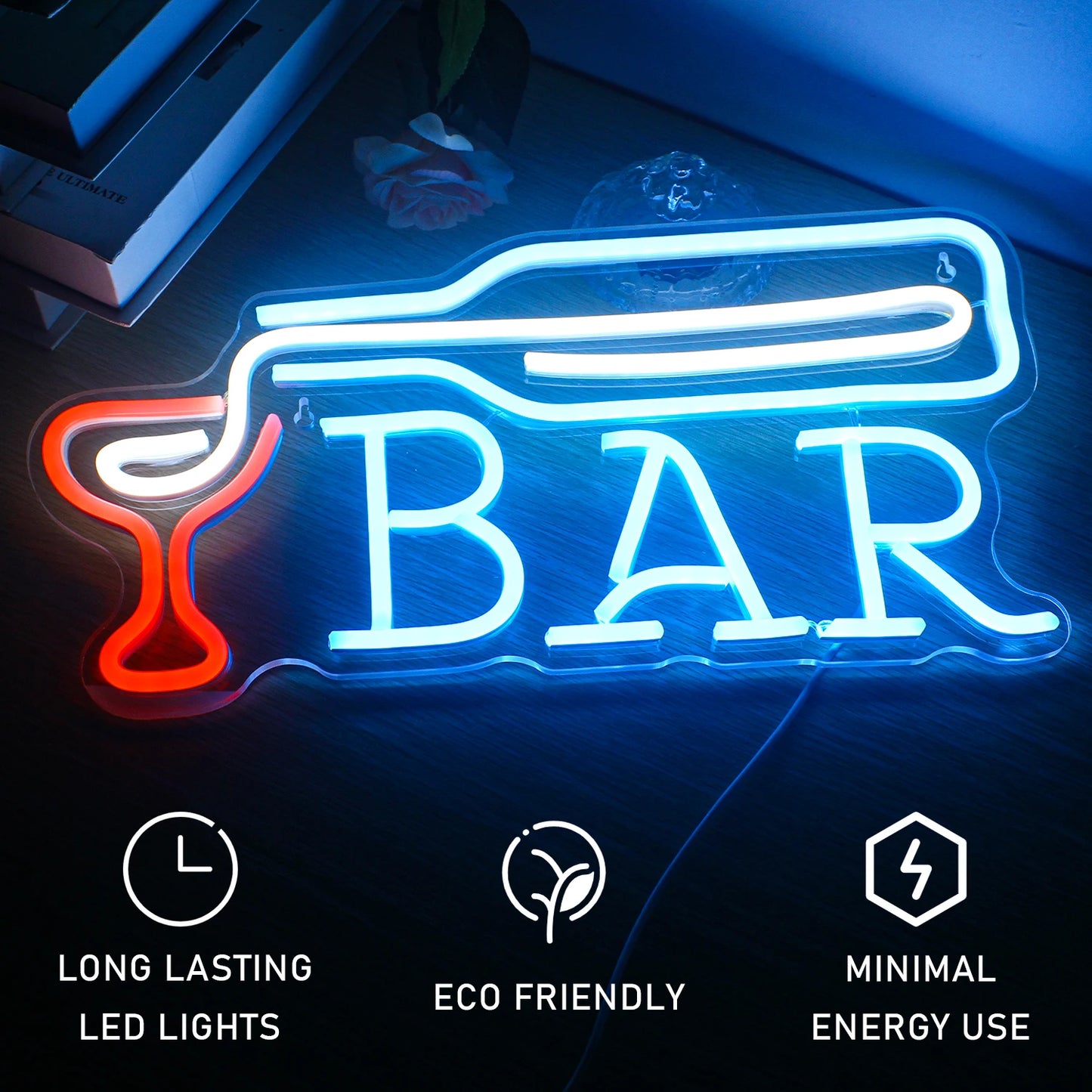 Bar 5V USB LED Neon Sign - Budget Friendly