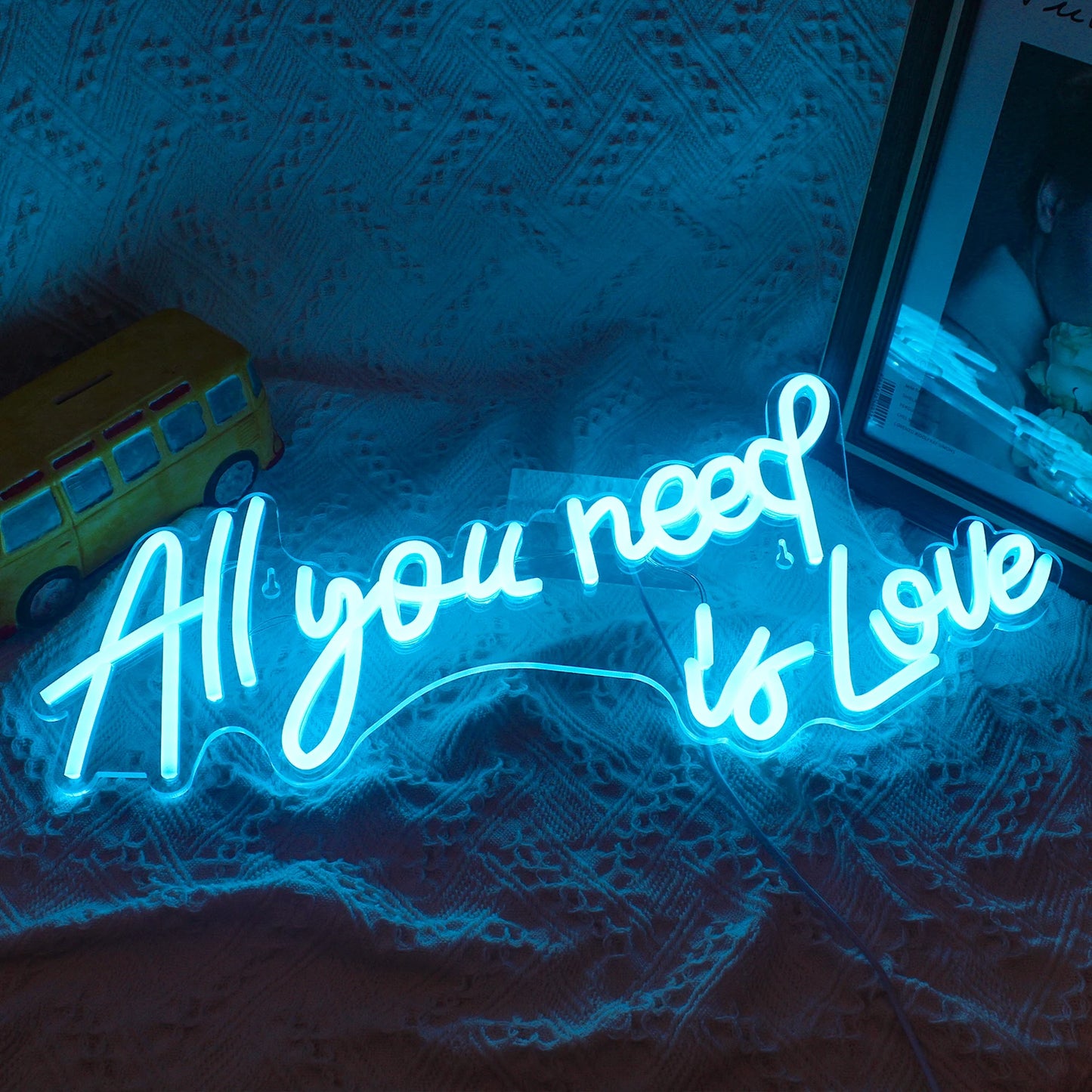 All Your Need Is Love 5V USB LED Neon Sign - Budget Friendly