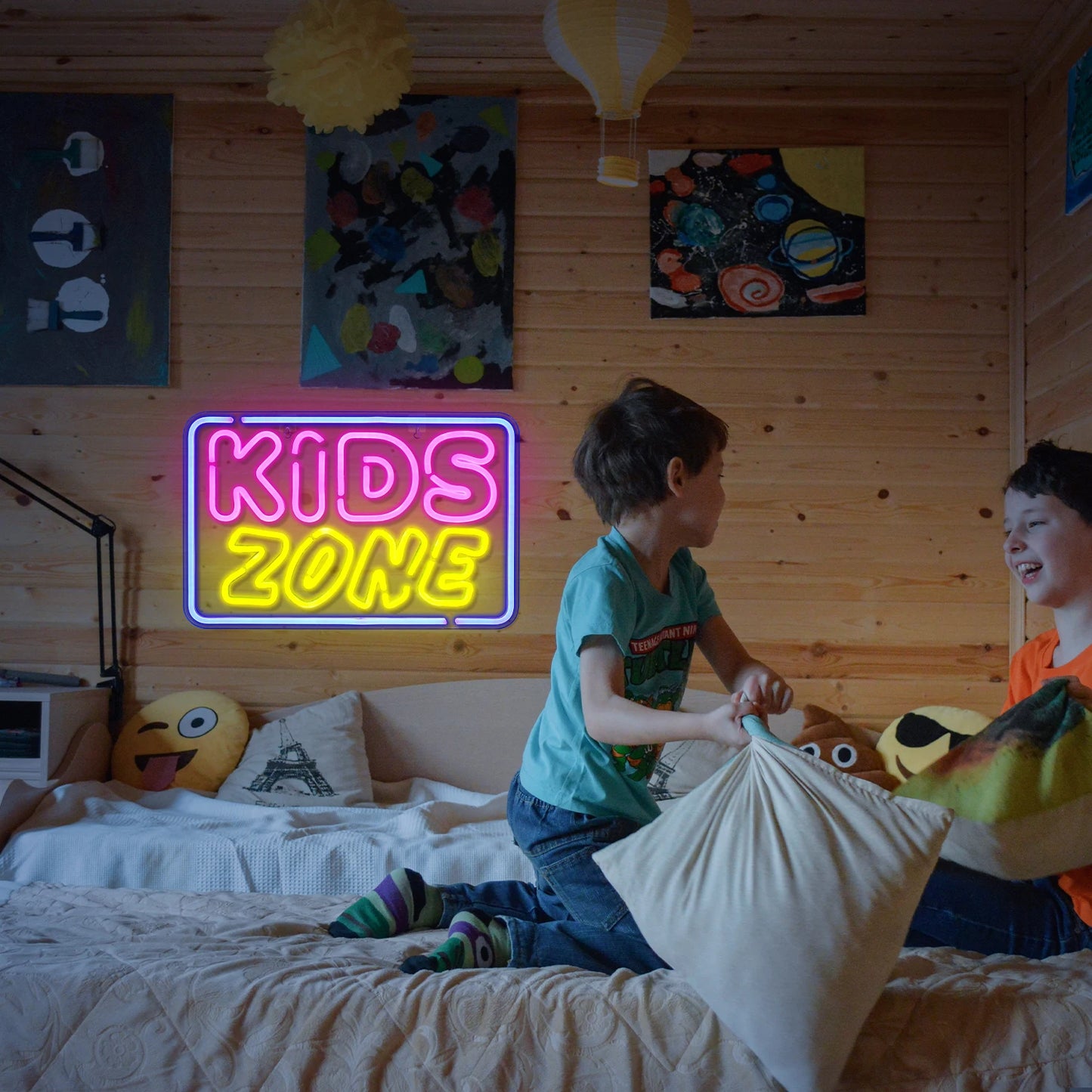 Letreiro de LED Zona Infantil 5V USB - Econômico