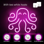 Polvo – letreiro de néon LED (5 V USB)