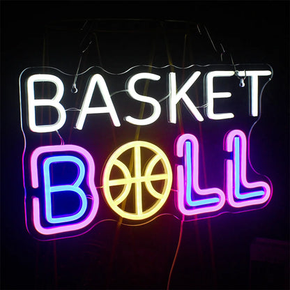 Basketball 5V USB LED Neon Sign - Budget Friendly