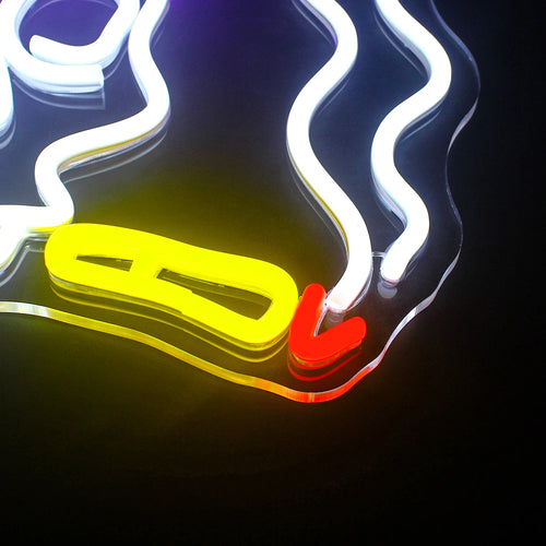 Caveira – letreiro de néon LED (5 V USB)