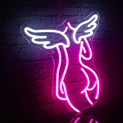 Letreiro de LED USB 5V Angel - Econômico