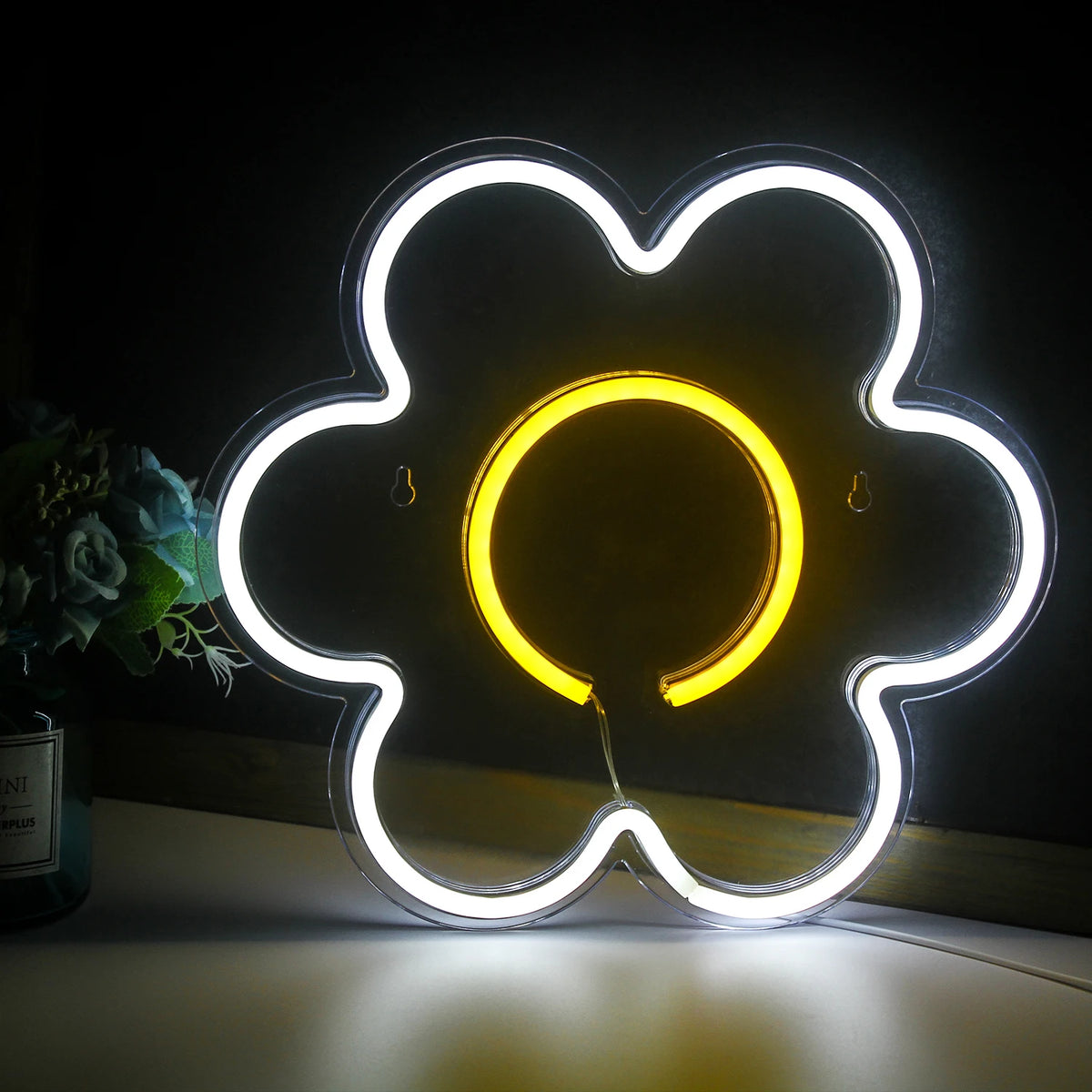 Flor em LED – letreiro de néon LED (5 V USB)