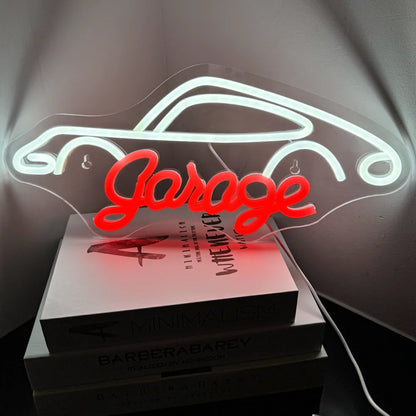 Garage 5V USB LED Neon Sign - Budget Friendly
