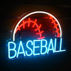 BASEBALL – Basebol – reclame luminoso em néon LED (5 V USB)