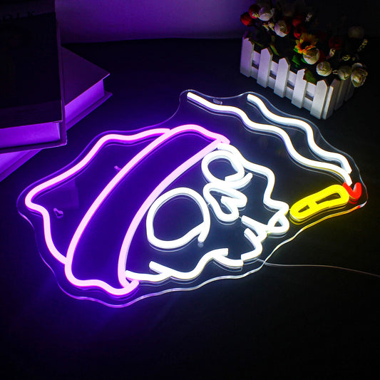 Letreiro de LED de Caveira 5V USB - Econômico