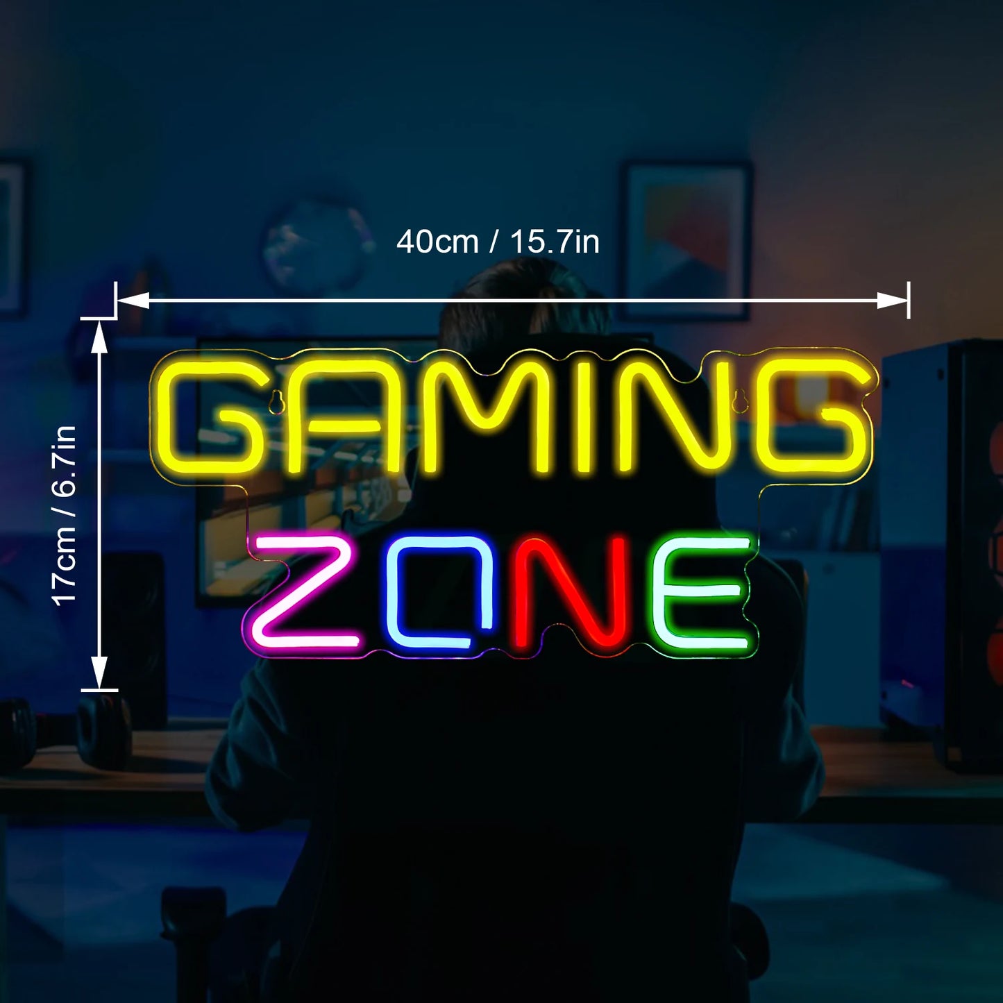 Série Gaming Letreiro de LED USB 5V - Econômico