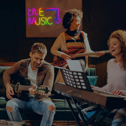 Live Music 5V USB LED Neon Sign - Budget Friendly