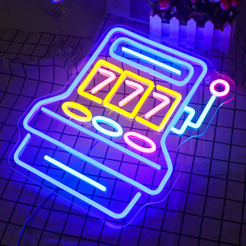 Letreiro de LED 777 Game Room 5V USB - Econômico