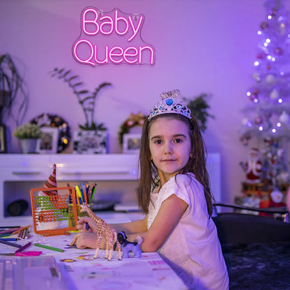 Baby Queen 5V USB LED Neon Sign - Budget Friendly