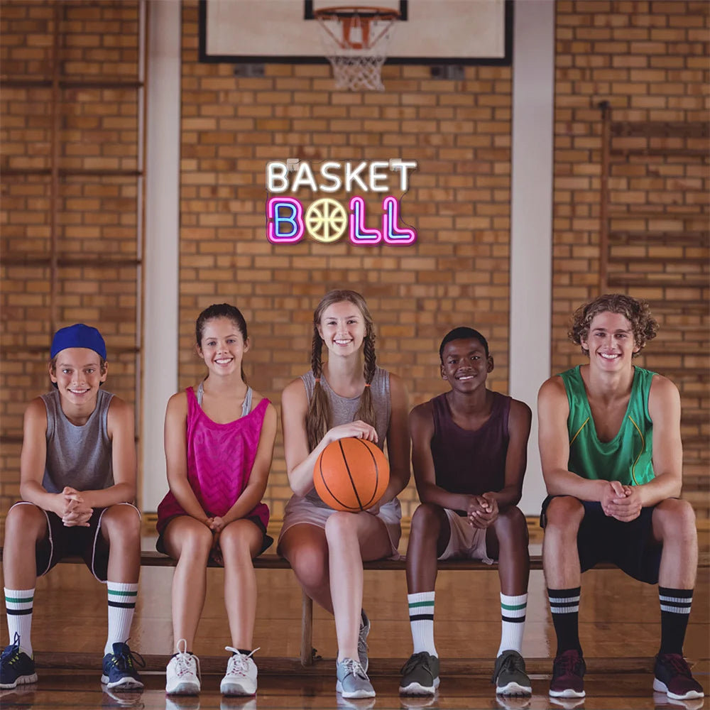 Basketball 5V USB LED Neon Sign - Budget Friendly