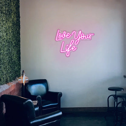 Ame Sua Vida 5V USB Letras de LED - Econômico