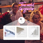 The World Is Yours – letreiro de néon LED (5 V USB)