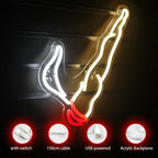 Motivo de tabaco – letreiro de néon LED (5 V USB)