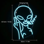 Placa de LED Alienígena Fumante 5V USB - Econômica