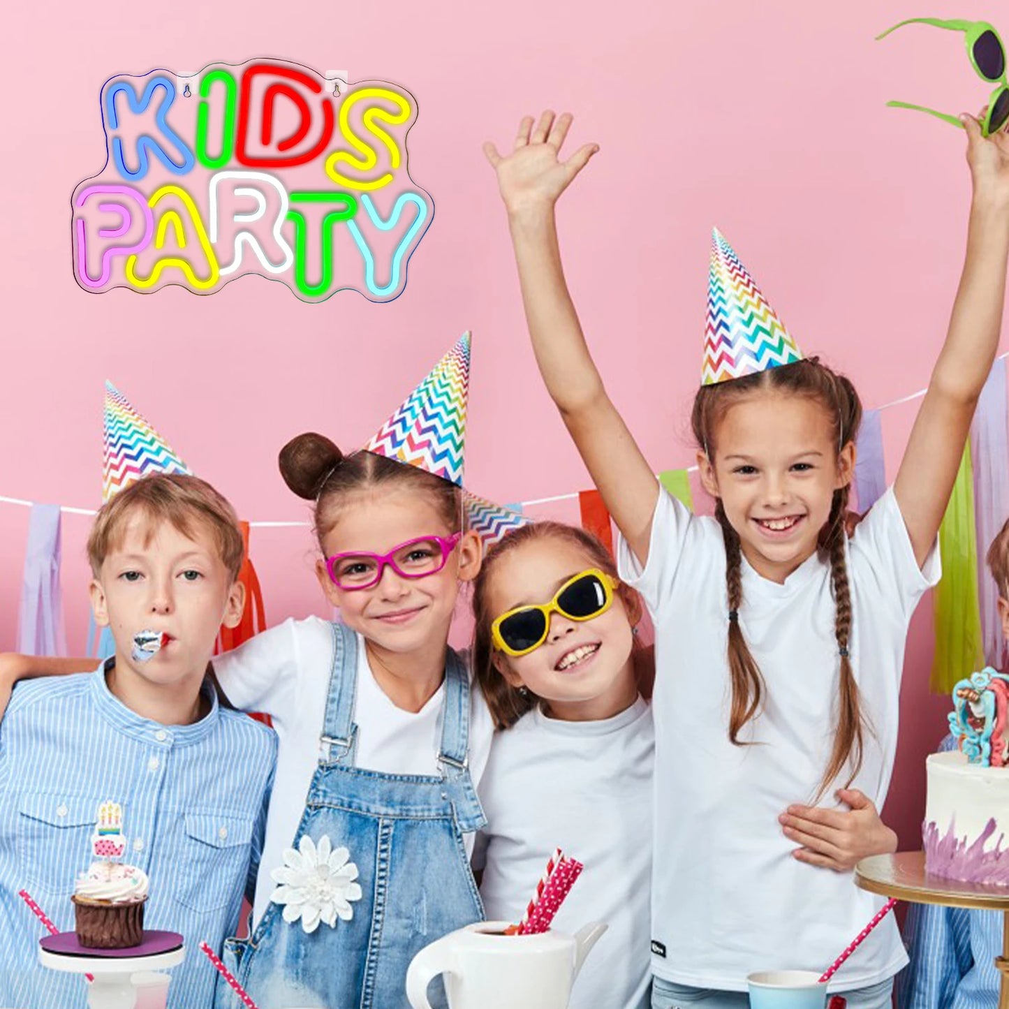 Placa de LED Infantil para Festas 5V USB - Econômica