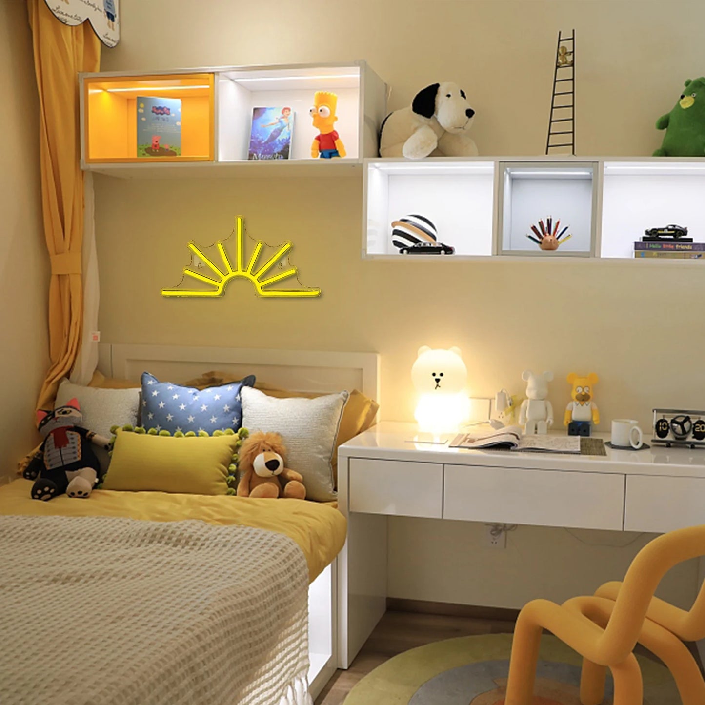 Letreiro de LED USB 5V Solar - Econômico