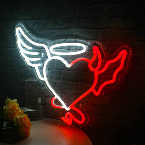 Coração – letreiro de néon LED (5 V USB)