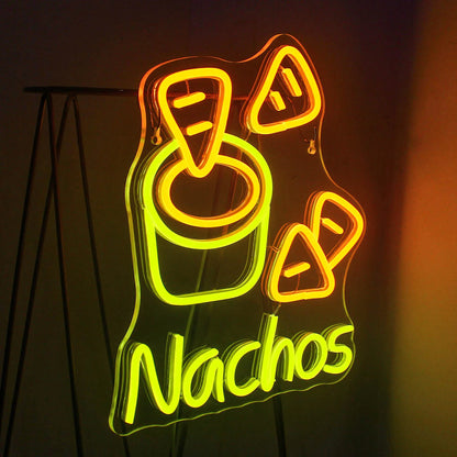 Letreiro de LED USB 5V de Nachos - Econômico