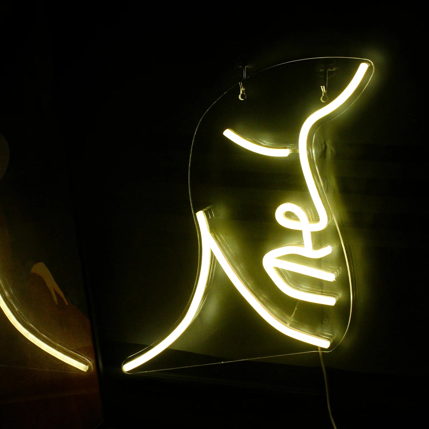 Letreiro de LED Face 5V USB - Econômico
