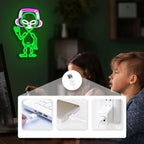 Letreiro de LED Alien Music 5V USB - Econômico
