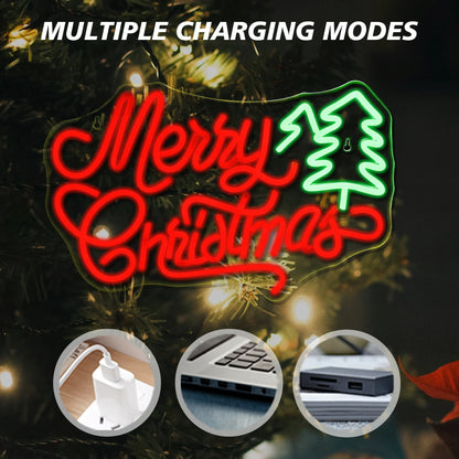 Árvore de Natal 5V USB Letreiro de LED - Econômico