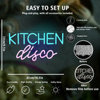 Placa de LED neon mini USB 5V Kitchen Disco - Econômica