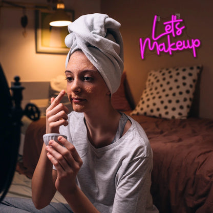 Let's Makeup Letreiro de LED USB 5V - Econômico