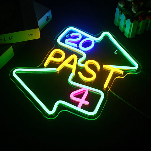 Letreiro de LED 20 Past 4 5V USB - Econômico
