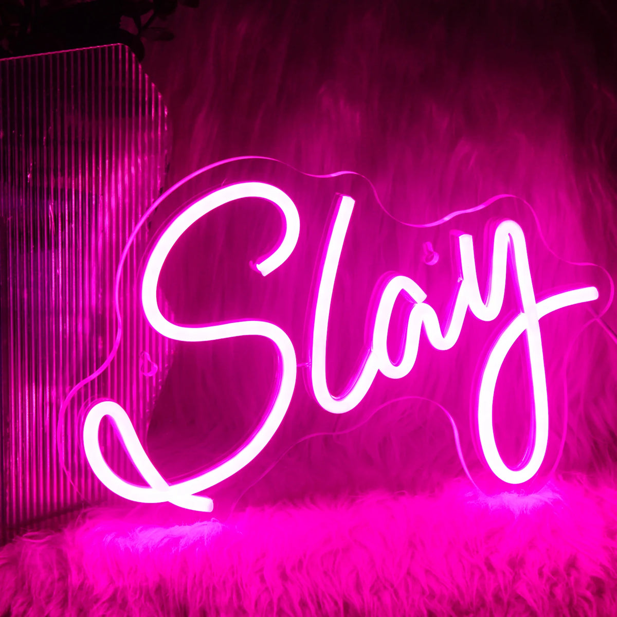 Slay – reclame luminoso em néon LED (5 V USB)