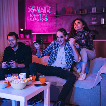 Game Box 5V USB LED Neon Sign - Budget Friendly