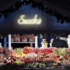 Snacks – reclame luminoso em néon LED (5 V USB)