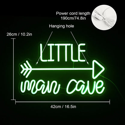 Letreiro de LED 5V USB para Man Cave - Econômico