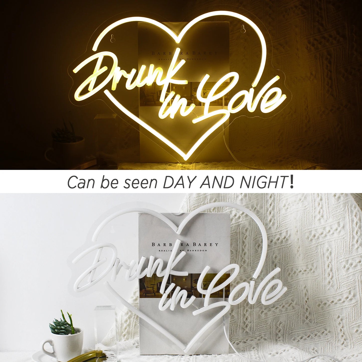 Drunk in Love 5V USB Letreiro de LED - Econômico