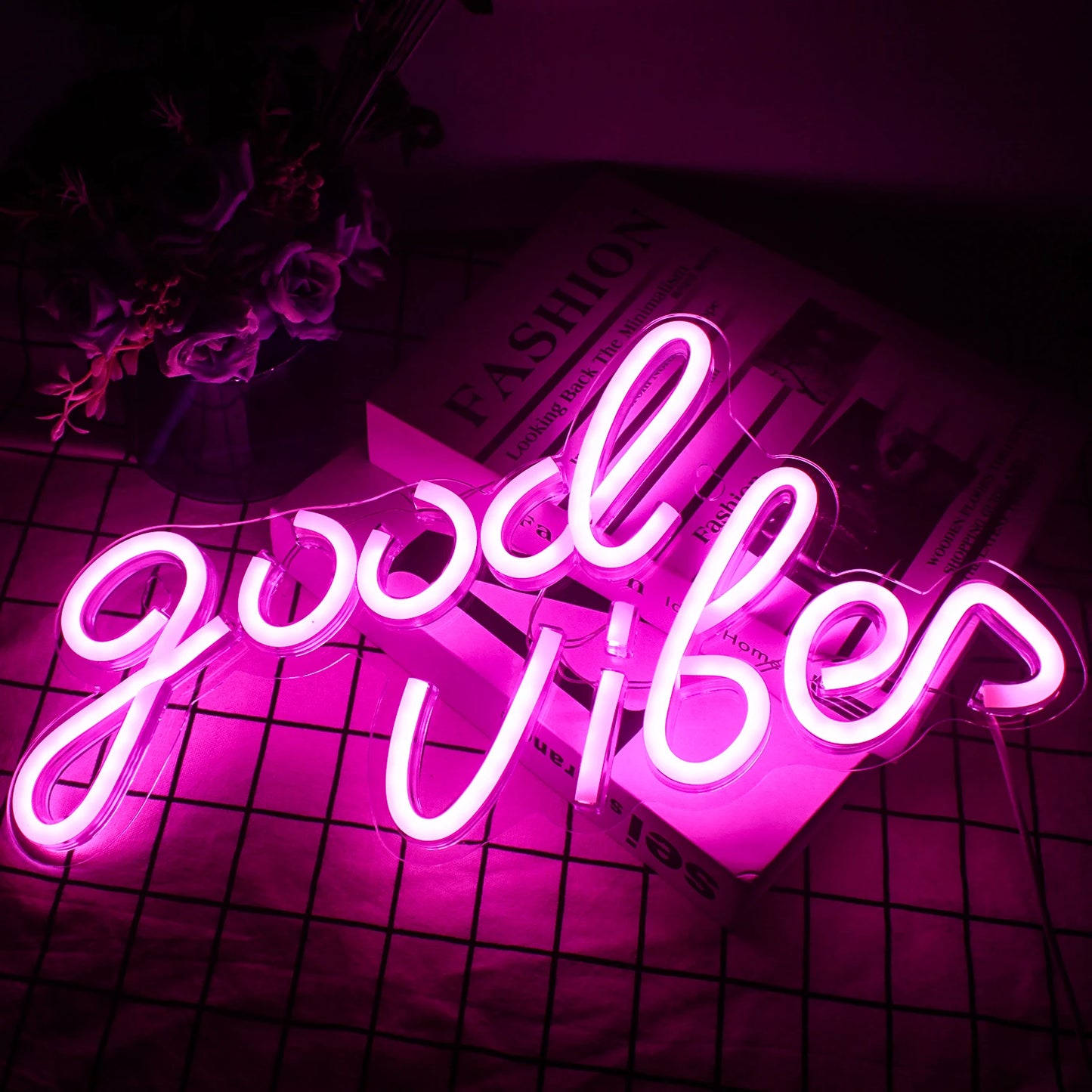 Boas Vibrações 5V USB Letreiro de LED - Econômico