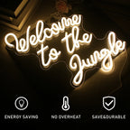 Bem-vindo à Selva 5V USB Letreiro de LED - Econômico